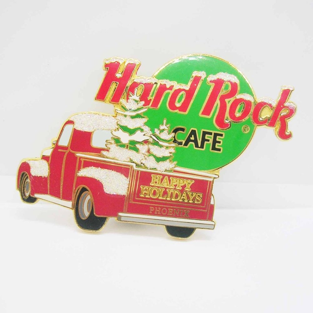 Christmas Pin Hard Rock Cafe Phoenix Limited Edition Multi color Enamel